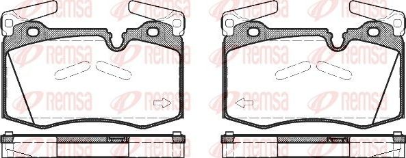 Тормозные колодки Remsa. Артикул 1374.00