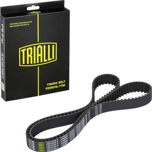 Ремень ГРМ Trialli (HNBR (Hydrierter Acryl-Nitril-Butadien-Kautschuk)) для Kia Retona I 2000-2001. Артикул GB 8848