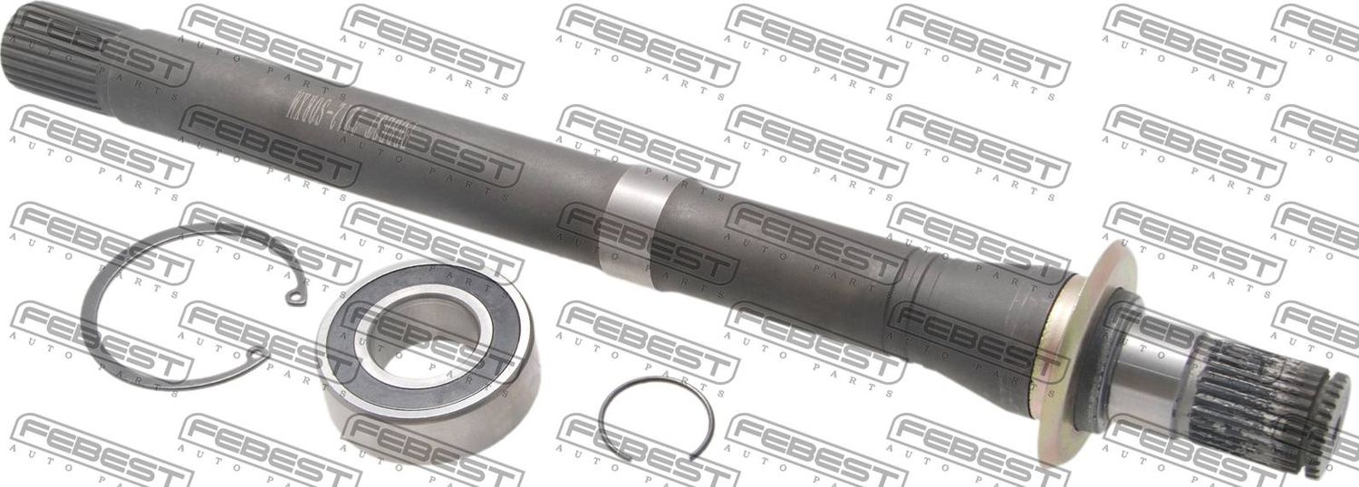 Полуось (привод в сборе, приводной вал) Febest. Артикул 2212-SORXM