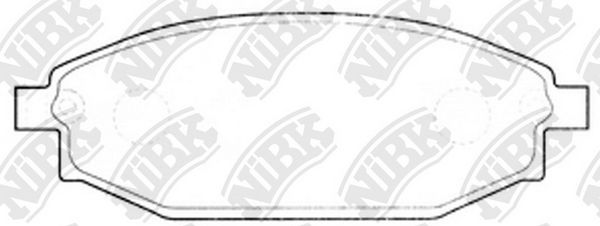 Тормозные колодки NiBK. Артикул PN0665