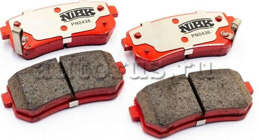 Тормозные колодки NiBK задние для Kia Proceed I 2008-2013. Артикул PN0436S