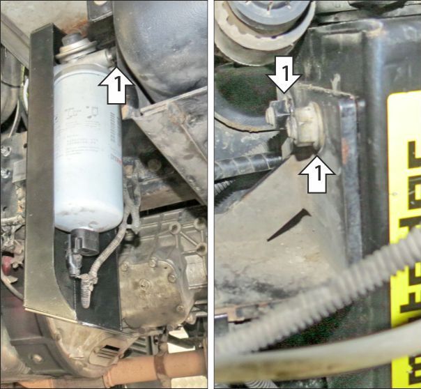 Защита Мотодор для топливный фильтра Kamaz Компас 5,9 2023-2026. Артикул 27717