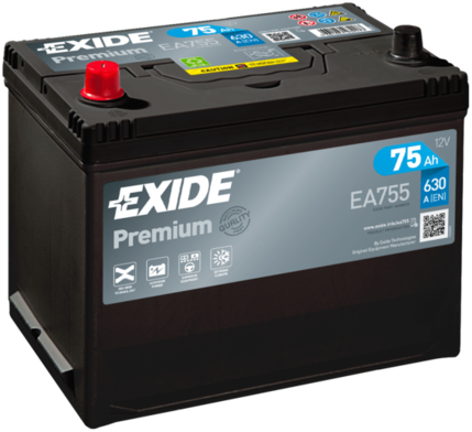 Аккумулятор Exide Premium *** для Land Rover Discovery II 1998-2004. Артикул EA755