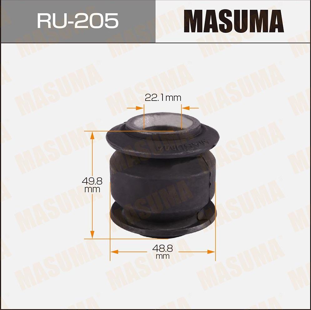 Сайлентблок заднего рычага подвески Masuma. Артикул RU-205