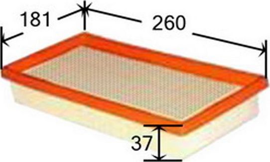Воздушный фильтр JS Asakashi. Артикул A9305