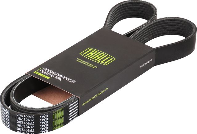 Приводной ремень поликлиновой Trialli (EPDM (Этилен-пропиленовый каучук)) для Ford Galaxy I 1995-2000. Артикул 7PK1290