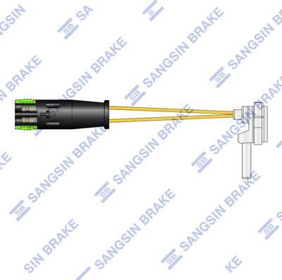 Датчик износа тормозных колодок  Sangsin Hi-Q для Mercedes-Benz E-Класс III (W211, S211) 2002-2009. Артикул SWS2600