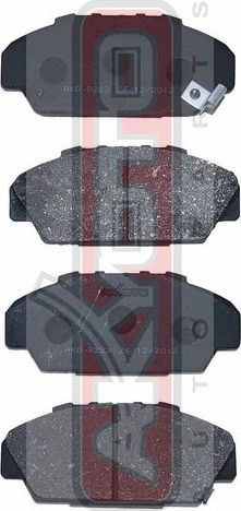 Тормозные колодки Akyoto Packing AKYOTO передние для Honda Accord V 1993-1996. Артикул AKD-8223