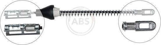 Трос ручника (тросик ручного тормоза) ABS задний правый/левый для Opel Astra H 2007-2014. Артикул K13884