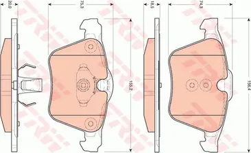 FDB1898222570 SBS КОЛОДКИ ДИСКОВЫЕ П. FORD S-MAX. VOLVO S80/XC70 2.4-4.4 06 (Lucas). Артикул GDB1684