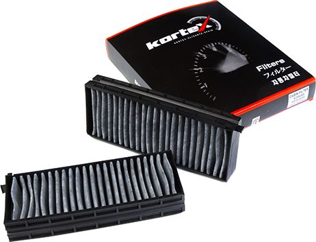 Фильтр салонный HYUNDAI SONATA (ТагАЗ)/KIA MAGENTIS 01- (к-т) угольный (Kortex). Артикул KC0026S