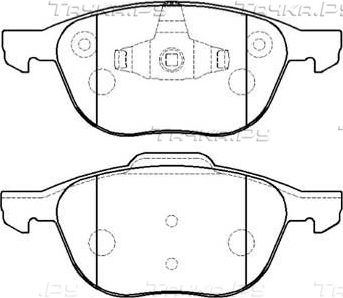 Тормозные колодки HSB. Артикул HP5143