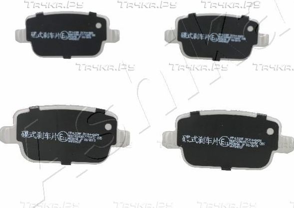 Тормозные колодки ASHIKA задние для Volvo XC70 II 2007-2016. Артикул 51-0L-L03