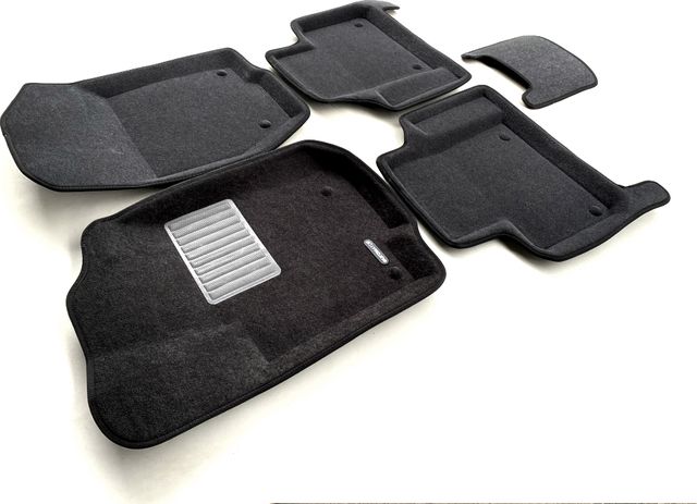 Коврики текстильные Euromat 3D Business для салона Mercedes-Benz M-Класс (ML) W166 2011-2015 Темно-серые. Артикул EMC3D-003501G