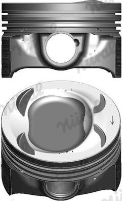Поршень Nural Elastoval ® для Volkswagen Eos I 2008-2015. Артикул 87-433900-10