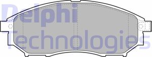 Тормозные колодки Delphi (Low-Metallic) передние для Infiniti QX50 I 2013-2017. Артикул LP2030