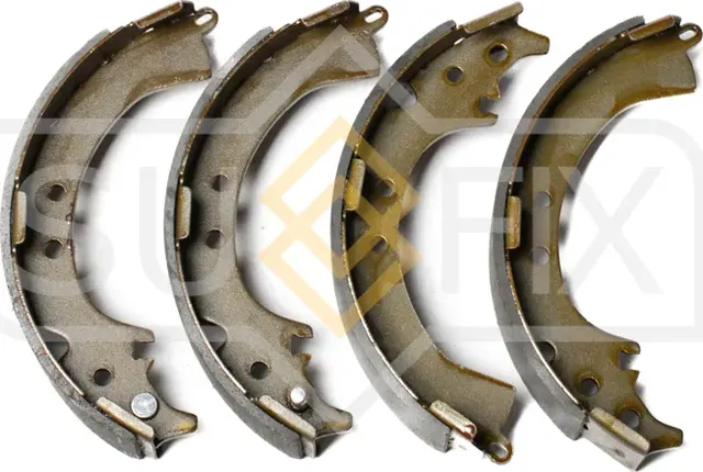 Колодки тормозные барабанные задние правые/левые DAIHATSU TERIOS (J1) 1997-2005 (Sufix). Артикул SY1016