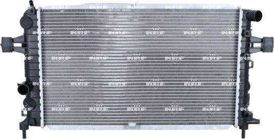 Радиатор охлаждения двигателя NRF (алюминий) для Opel Astra H 2004-2010. Артикул 58344