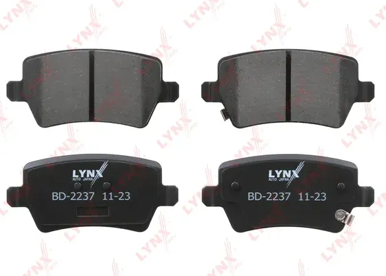 Колодки тормозные дисковые CHERY Tiggo 5x 17> / Tiggo 4 17> / Tiggo 7 16> / Tiggo 8 18> / Tiggo 8 Pr (Lynxauto). Артикул bd-2237