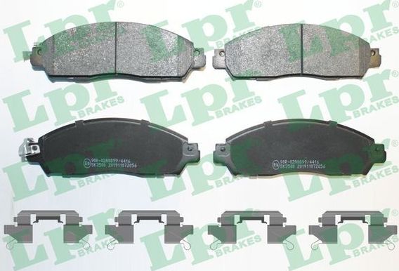 Тормозные колодки LPR. Артикул 05P2056K