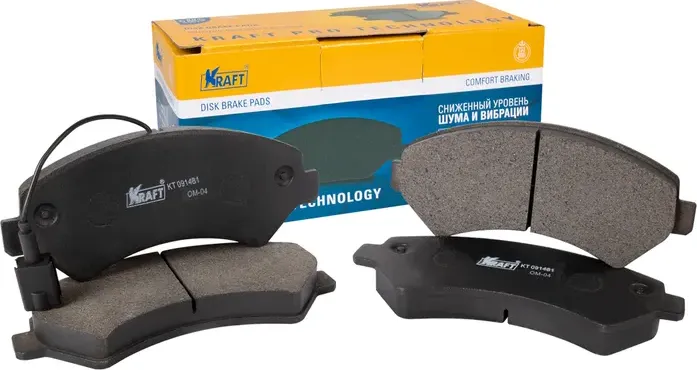 Колодки тормозные CITROEN/FIAT JUMPER/DUCATO 06- 2.0/2.5 перед. (Kraft). Артикул KT091481