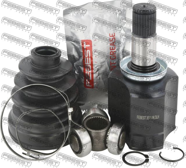 Шрус внутренний (граната) Febest передний левый для Geely Atlas I 2018-2026. Артикул 3511-NL3LH