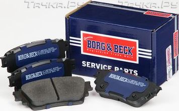 Тормозные колодки Borg & Beck задние для Mitsubishi Eclipse Cross 2019-2026. Артикул BBP2847