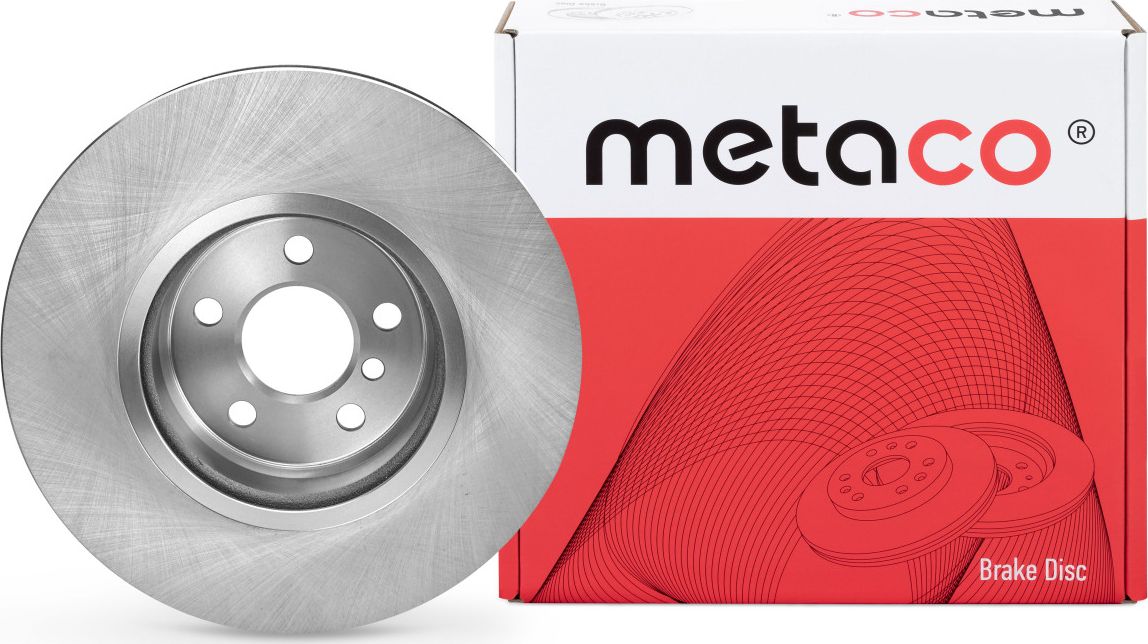Диск тормозной передний вентилируемый (Metaco). Артикул 3050386