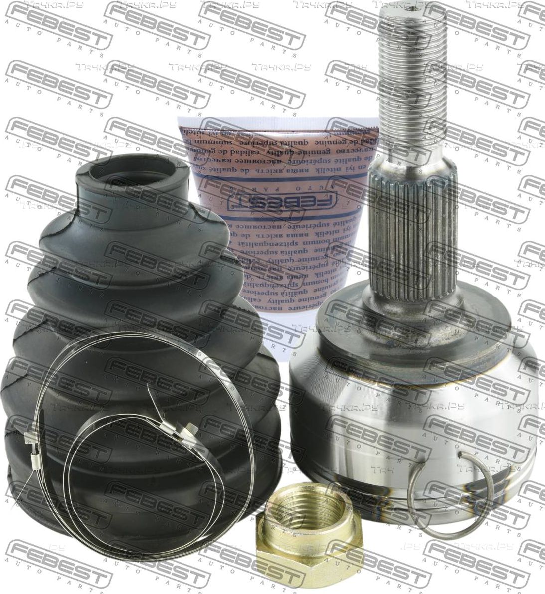 Шрус наружный (граната) Febest передний для Dodge Grand Caravan V 2007-2010. Артикул 2010-GRCH