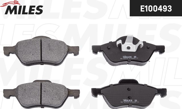 Тормозные колодки Miles (Semi-Metallic). Артикул E100493