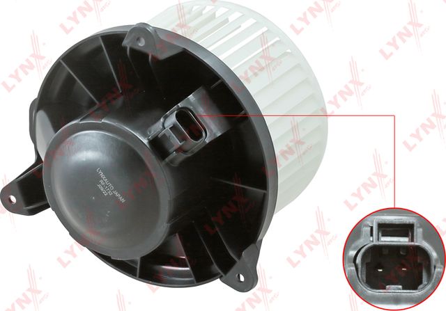 Вентилятор, мотор печки (отопителя) салона LYNXauto для Nissan Navara D40 2004-2015. Артикул RF-1732