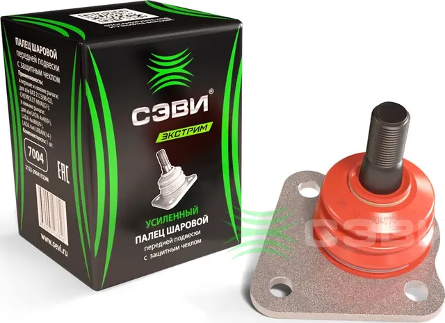 ШАРОВАЯ ОПОРА 2123(98-02), ШЕВРОЛЕ-НИВА НИЖНЯЯ С ЗАЩИТНЫМ ЧЕХЛОМ (К-Т) (Sevi). Артикул 7004