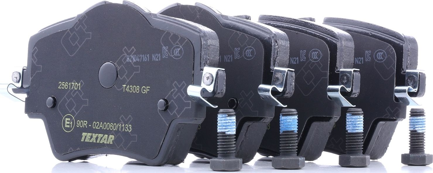 Тормозные колодки Textar Q+. Артикул 2561701