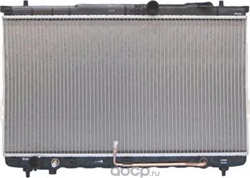 Радиатор охлаждения двигателя NRF (алюминий) для Hyundai Santa Fe I 2001-2006. Артикул 53161