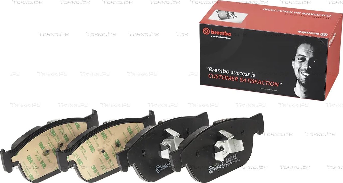 Тормозные колодки Brembo PRIME LINE передние для Volvo XC40 I 2017-2026. Артикул P 86 027