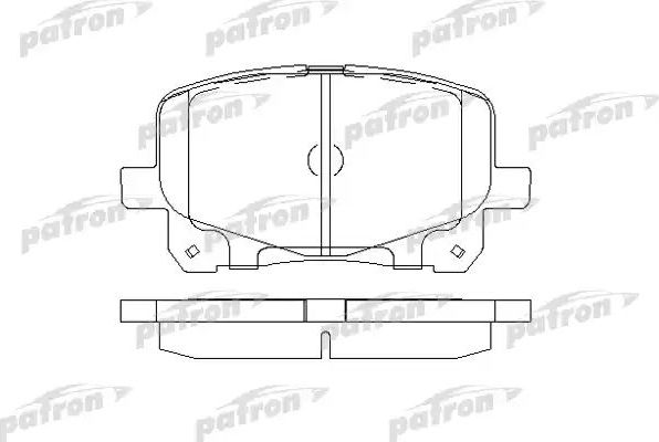 Тормозные колодки Patron. Артикул PBP1752