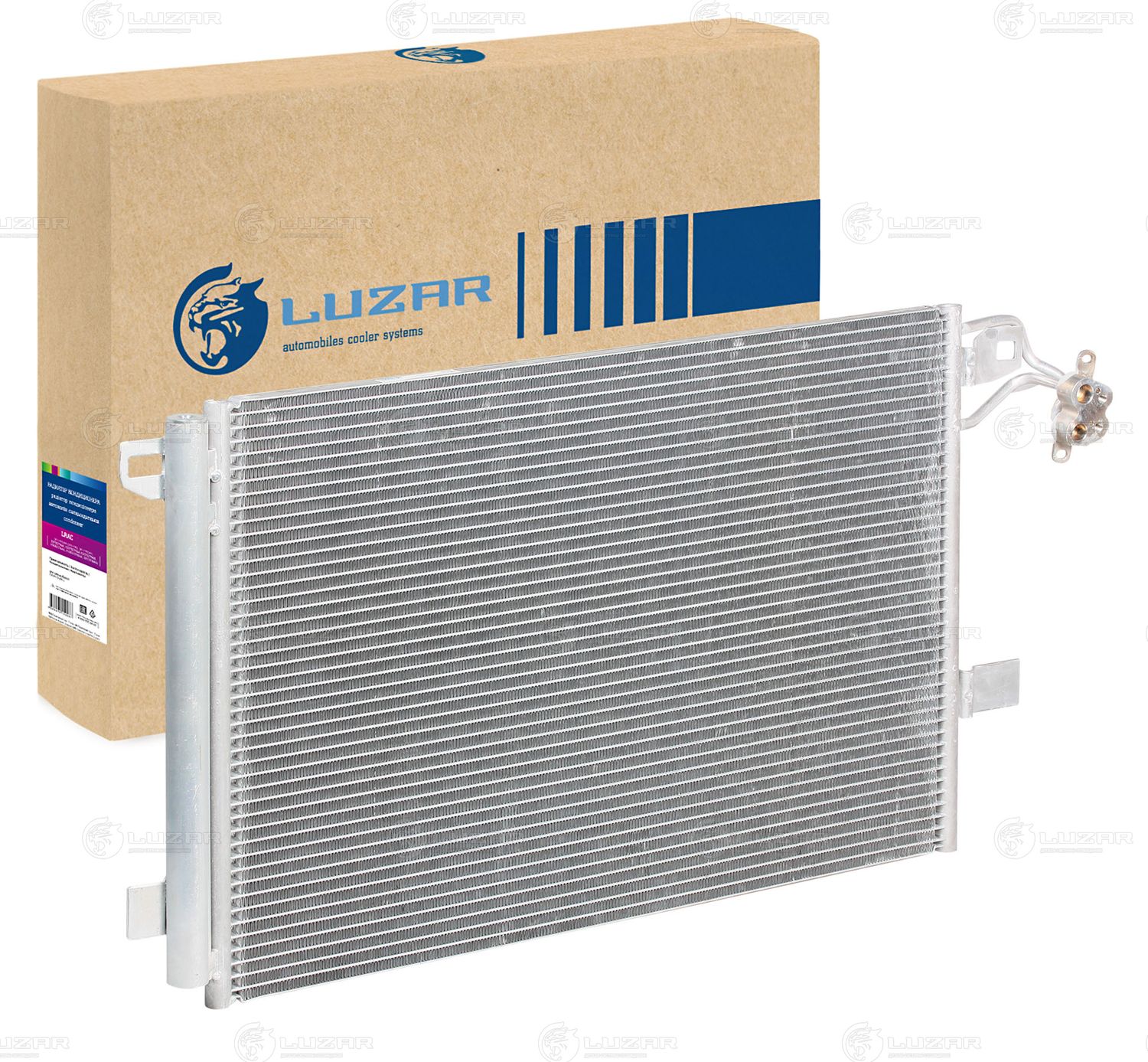 Радиатор кондиционера (конденсатор) Luzar. Артикул LRAC 1805