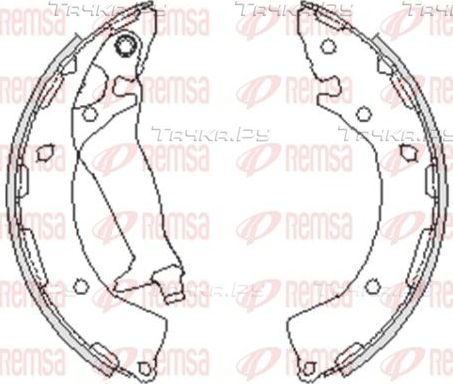 Тормозные колодки Remsa задние для Hyundai i20 II 2014-2026. Артикул 4248.00