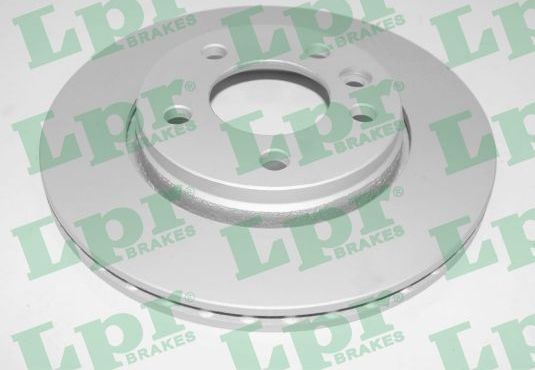 Тормозной диск LPR TOTAL COATED задний для Volkswagen Multivan T5 2003-2015. Артикул V2008VR