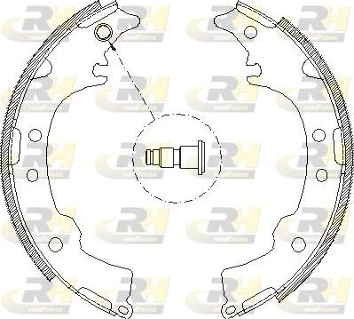 Тормозные колодки RoadHouse задние для Toyota Rush I 2006-2016. Артикул 4115.00