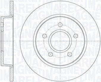Тормозной диск Magneti Marelli. Артикул 361302040107