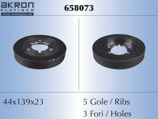 Шкив коленвала Malo для Peugeot 106 I 1996-2004. Артикул 658073