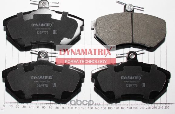 Колодки тормозные дисковые (Dynamatrix-Korea) Dynamatrix-Korea. Артикул DBP775