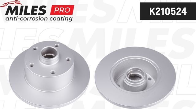 Тормозной диск Miles задний для Audi A4 I (B5) 1994-2001. Артикул K210524
