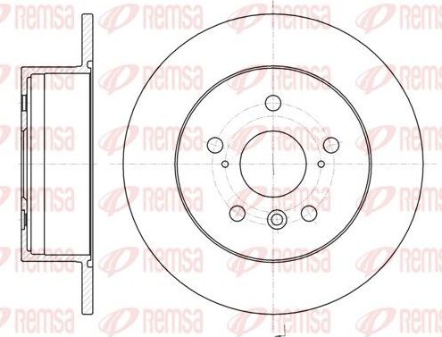 Тормозной диск Remsa. Артикул 61327.00