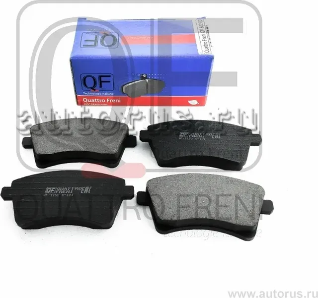 Колодки тормозные RENAULT KANGOO 09- перед. (Quattro Freni). Артикул QF65200