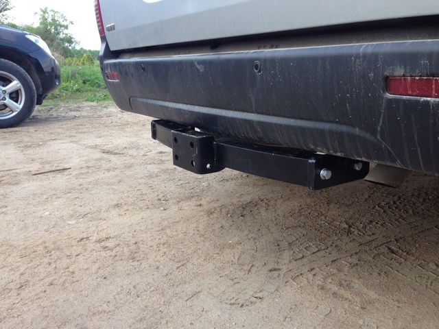 Фаркоп Лидер-Плюс для SsangYong Actyon Sports 2006-2012. Фланцевое крепление. Артикул S208-F