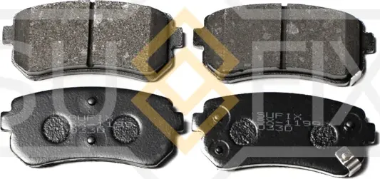 Колодки тормозные дисковые задние правые/левые HYUNDAI i30 (FD) 2007-2011 (Sufix). Артикул SX1199