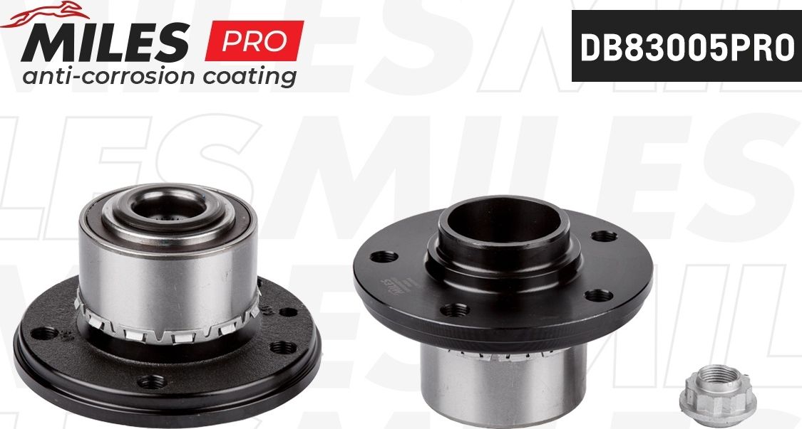 Ступица с подшипником VW TOUAREG/T5 03-05 пер/зад. 7L4-035001-(с покрытием) (Miles). Артикул DB83005PRO