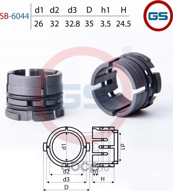 Втулка рулевой рейки Toyota Corolla E150 2006-, Toyota Auris (_ZE15_, _RE15_) 20 (GS). Артикул SB6044